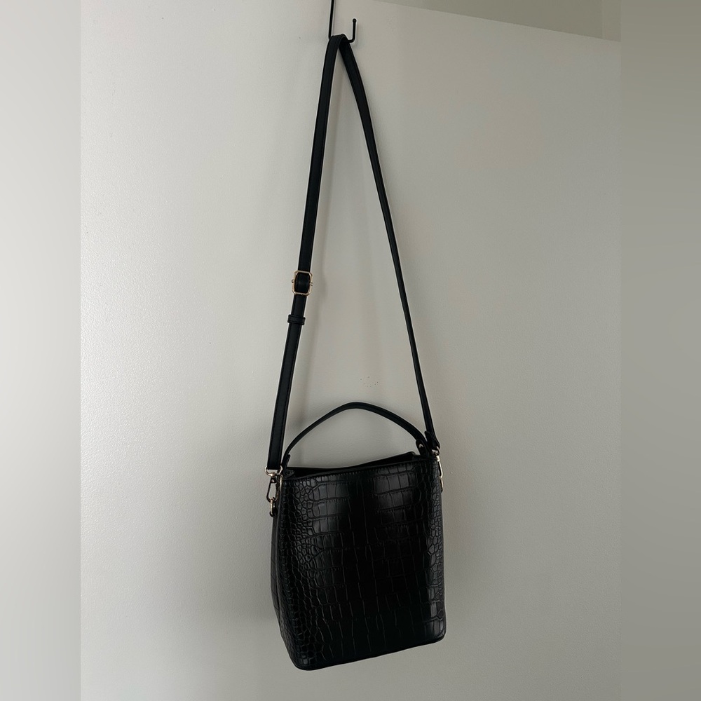 Rachel Zoe Black Bucket Bag.
